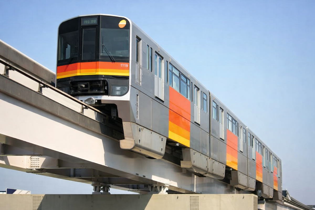 多摩モノレールの風景